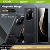 ESCASE Magnetic Axis Stand Case for Huawei MateX6 Foldable Screen Business Edition Ultra-Thin Drop-Proof Lens Protection Cover Black
