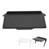 ABS Monitor Rack Silicone Pads Scratch Proof Adjustable Legs Sturdy ABS Screen Storage Shelf for Scr