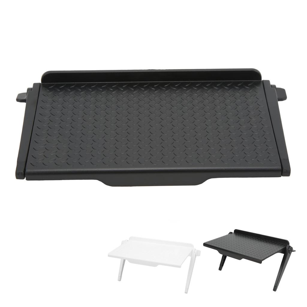 ABS Monitor Rack Silicone Pads Scratch Proof Adjustable Legs Sturdy ABS Screen Storage Shelf for Scr