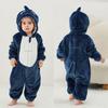 0 1 2 3 4 Years Kigurumi Pajamas for Toddler Baby Clothes Children Outfits Infant Dinosaur Unicorn Cat Monkey Cosplay Costumes