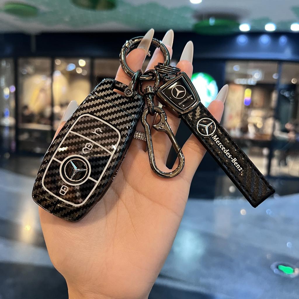 RPO5 Fashion Soft Car Key Case For Mercedes Benz A C E S G Class GLC CLE CLA GLB GLS W177 W205 W213 W222