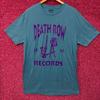 Death Row Records 1991 LA Grim Reaper Hands Rap Tee Large