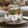 MOM Mom Letter Ornament Mom Flowerpot Shape Car Interior Ornament  Mother's Day Gifts
