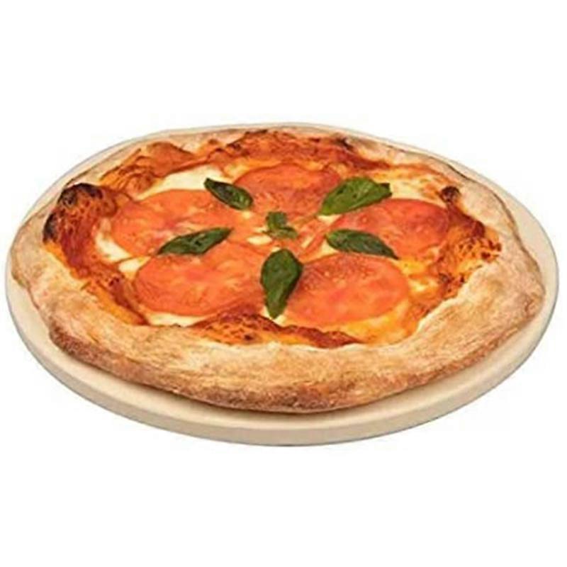Pizza Stone 15 inch Round Baking Stone for Bread Ceramic Pizza Grilling Stones for Cooking and Bakin
