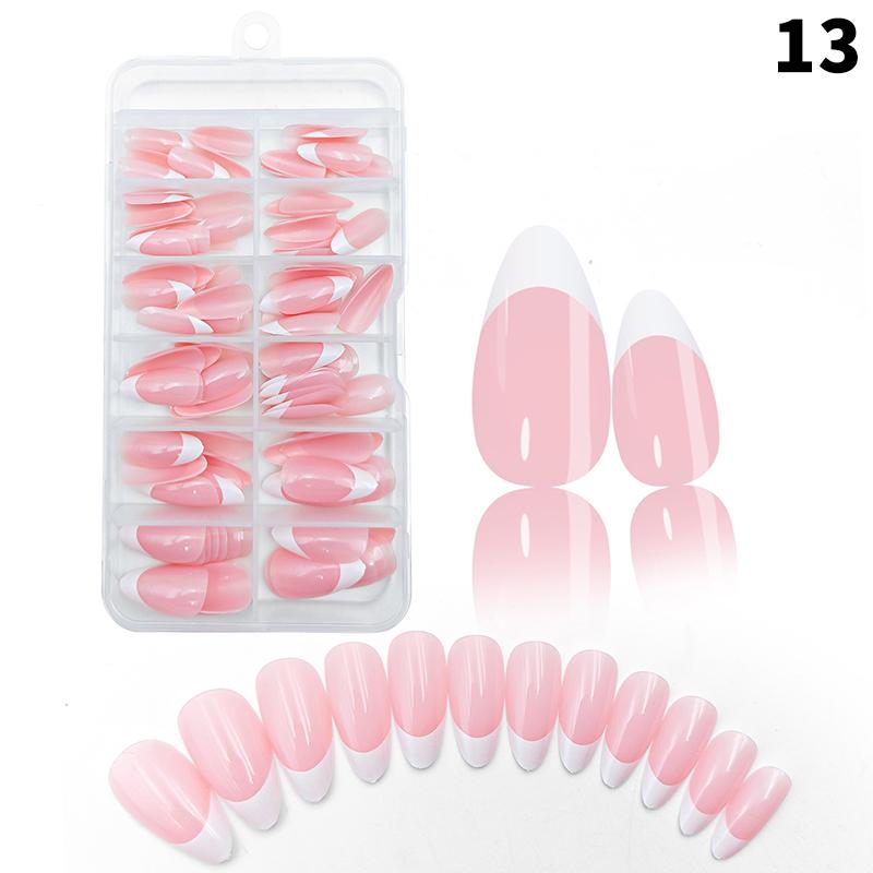 120 buc/cutie Unghii French Press On Nude Roz Mat 12 mărimi Pătrate Extra Lungi Acoperire Completă Gel Moale Vârfuri Unghii False Extensie Unghii