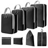 Compressible Travel Storage Bag Set: Large Capacity Suitcase Organizers & Digital Accessories