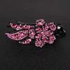 Shiny Rhinestone Hairpin Flower Leaf Duckbill Hair Claws Retro Hair Clips Accessories For Women Shinning Ponytail Headwear