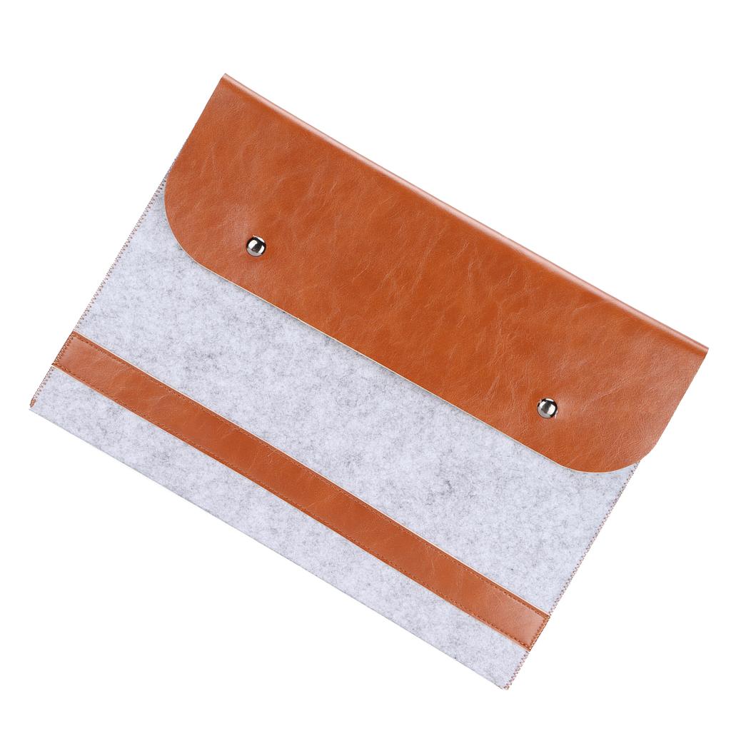 Laptop Sleeve Bag DoubleLayer Flip Type Notebook Computer Protective Liner Case for MacBook Pro