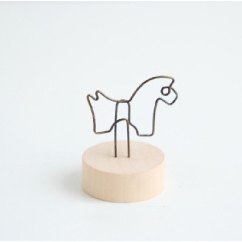 Retro dřevěný držák na poznámky