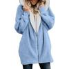 Cozy Hoodie Jacket Hooded Women Plush New Autumn Winter Cardigan Zipper