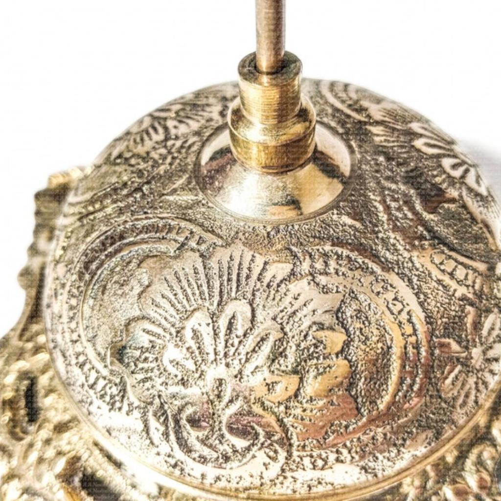 Großes Büro Messing Schreibtisch Klingel Einzigartig Vintage Nautisch Antik Hotelrezeption Dekorative Handglocken Geschenke für Papa Weihnachtsdeko