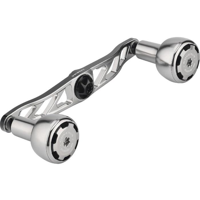 Gomexus CH120 Power Reel Handle – Daiwa/Shimano Bait Reel – 120mm – Silver & Black