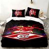 FC Spartak Moskau 3-teiliges Set Perfekt für das Schlafzimmer Bequemes Bettwäsche-Set enthält einen Bettbezug und zwei Kissenbezüge Ideales Geburtstags- oder Weihnachtsgeschenk