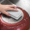 Extra Thick Double-Sided Sponge Scrubber: Kitchen Cleaning Brush & Three-Layer Scouring Pad