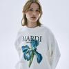 [mardimercredi] LILIES 07 WHITE SWEATSHIRT