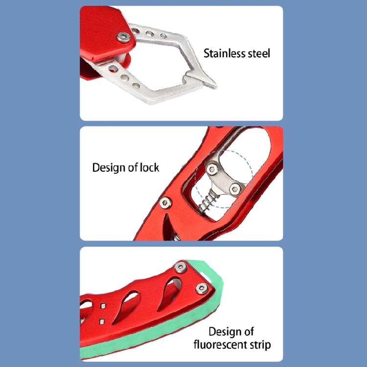 Portable Fish Control Clamps Fishing Pliers Nonslip Handle Metal Fishing Pliers Fishes Lip Gripper Control Tool