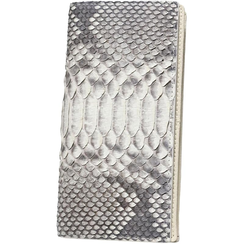 

[Berkut] natural one piece of leather diamond python long wallet men s ladies snakeskin snakeskin snake leather genuine leather Genuine leather