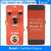 M-VAVE Classic Tremolo Guitar Effect Pedal Zinc Alloy Shell True Bypass Guitar Effect Pedal Guitar Musical Parts & Accessories