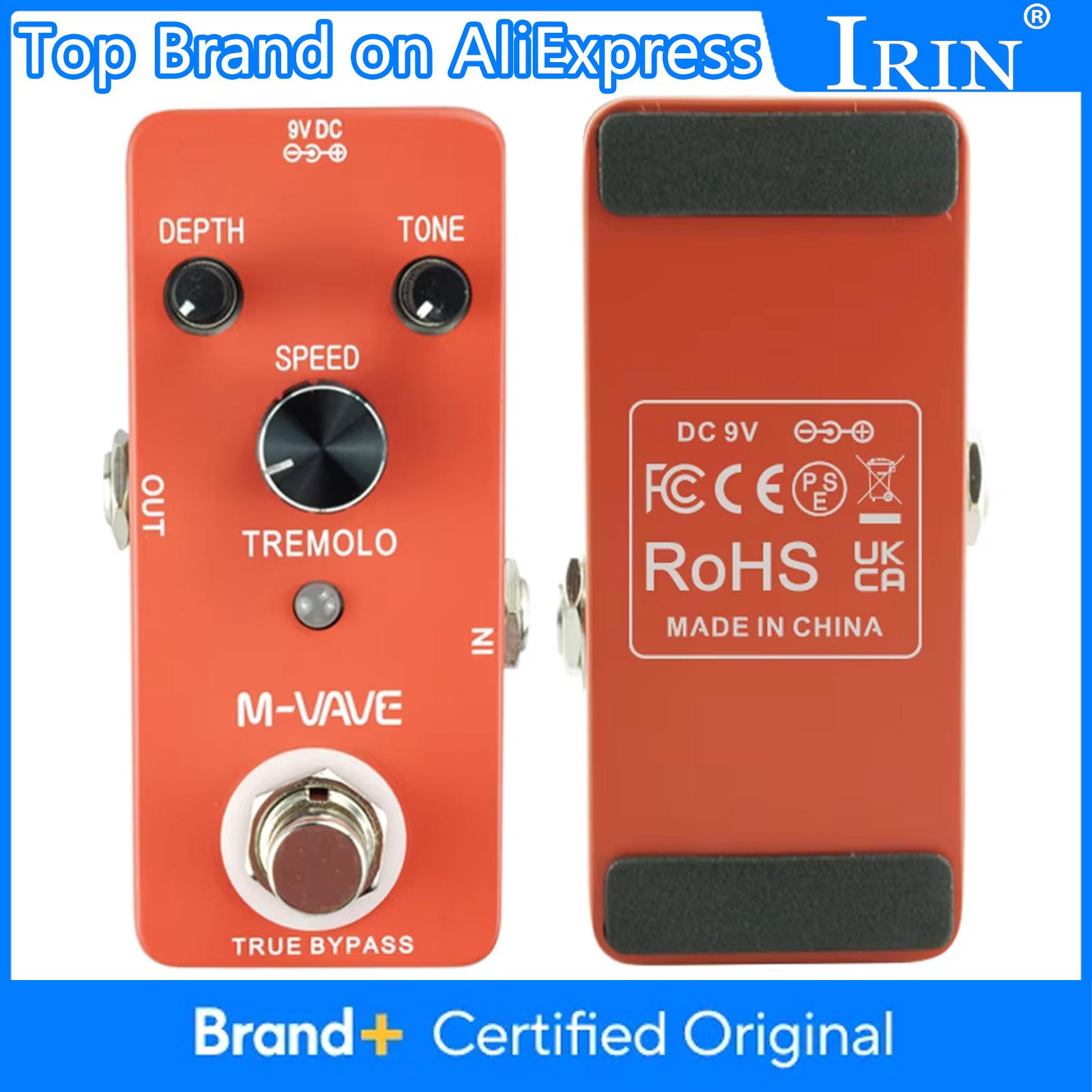 

M-VAVE Classic Tremolo Guitar Effect Pedal Zinc Alloy Shell True Bypass Guitar Effect Pedal Guitar Musical Parts & Accessories