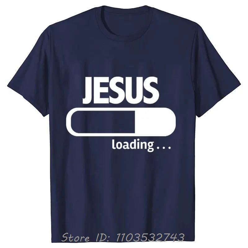 Jesus Print T-Shirt Christus Lässig Kurzarm Unisex Kleidung Fitness T-Shirt Harajuku T-Shirts Streetwear Lustiges Baumwoll T-Shirt Oberteile