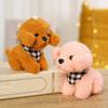 Plush Pendant Lightweight Anti-fade PP Cotton Cute Scarf Teddy Dog Stuffed Plush Keychain for Decoration