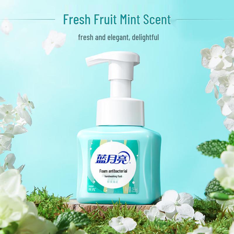 Blue Moon Fresh Fruit Mint Foam Antibacterial Hand Soap