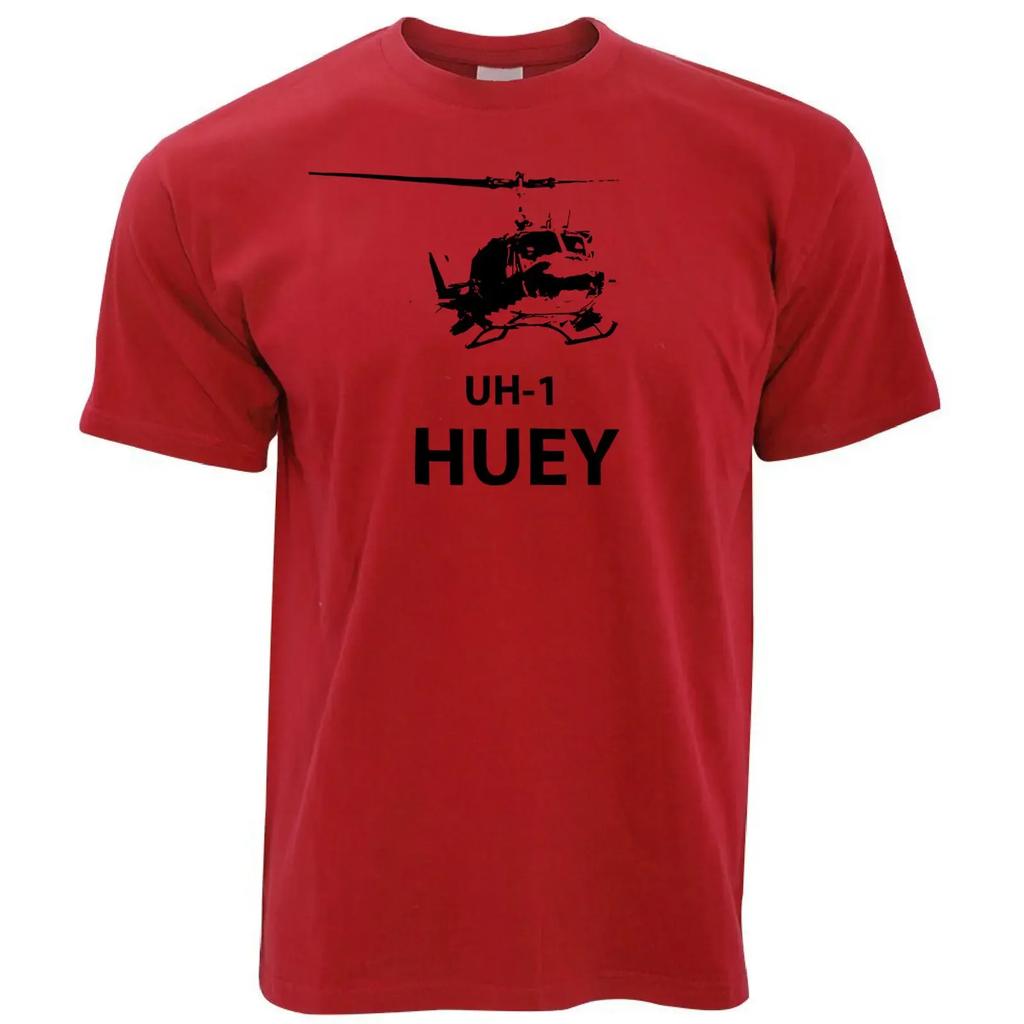 UH1 Huey Helicopter Pilot Army Veteran TShirt 100 Cotton ONeck Summer Short Sleeve Casual Unisexs Tshirt Size S3XL
