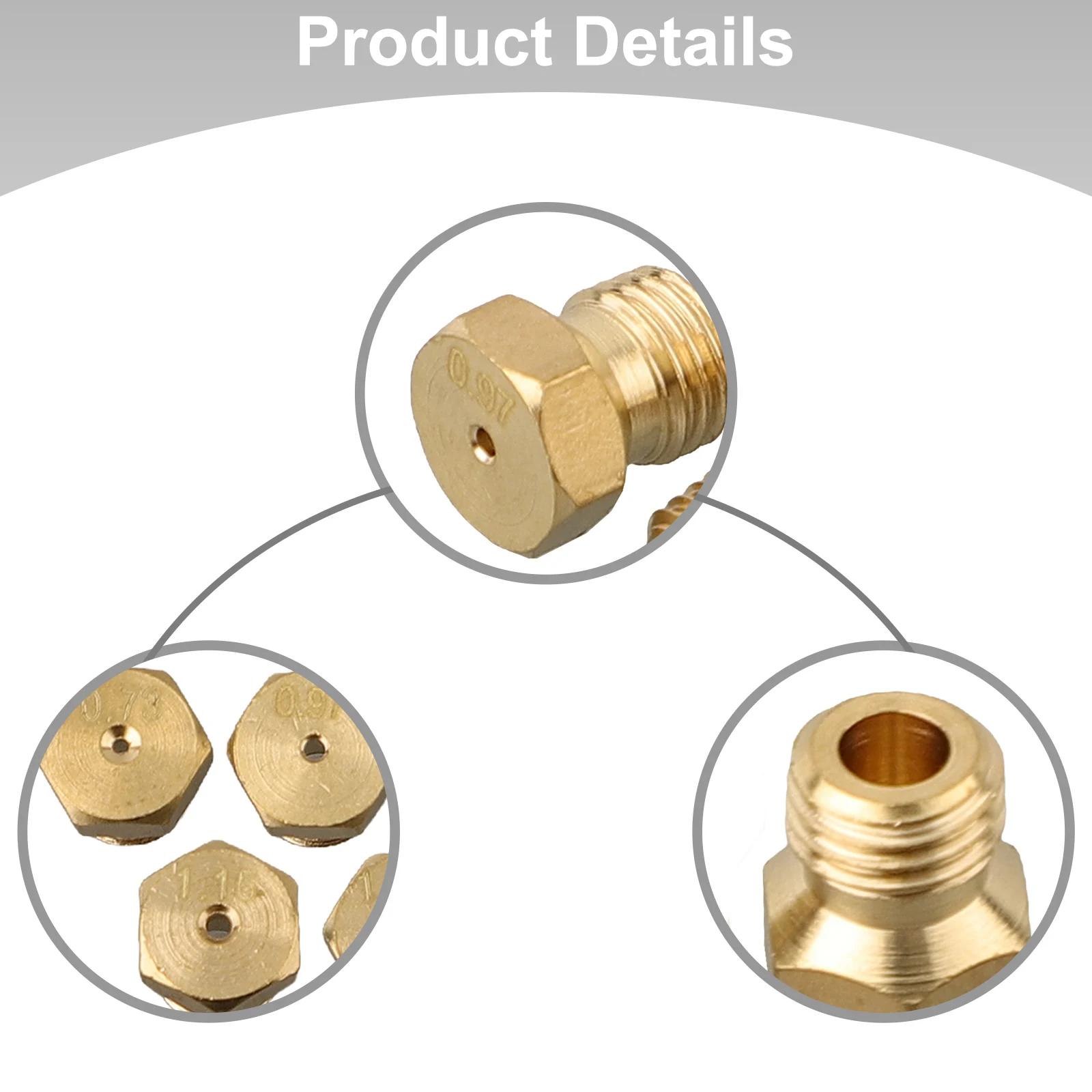 

5PCS Gas Nozzles Burner Jets Nozzles Set Kitchen Appliance Home Cooking Height 9mm Fits Most 5-burner Cooktops China Mainland