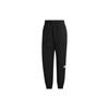 Knitted Sweatpants Men's Black Moderate Cuffed Pants HG2069