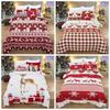 Christmas Duvet Doona Quilt Cover Set Single Double Queen King Size Bedding Set