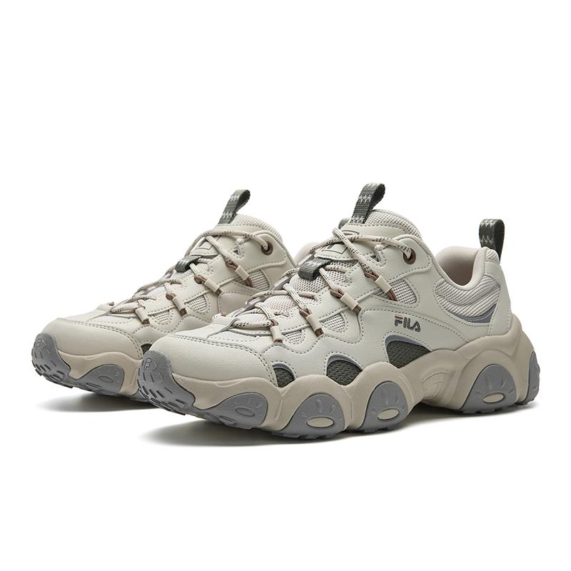 Fila FLUID 7 Low Top Chunky Sneakers Men's White Gray F12M612125FWR