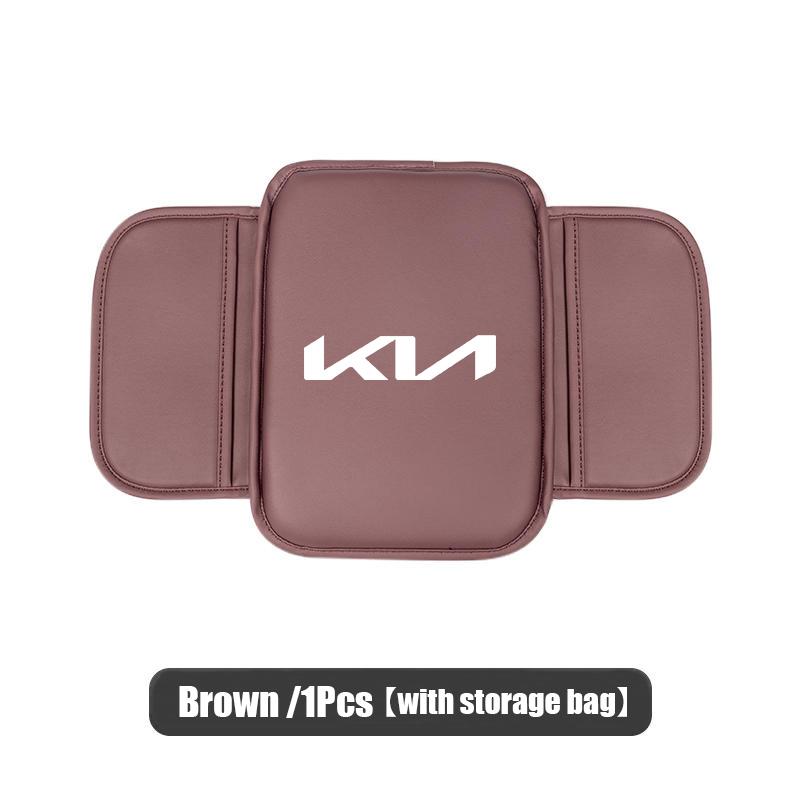 Car Armrest Box Cushion Protection Mat Storage Pocket Accessories For KIA Carnival Niro EV9 K8 Forte Cerato Sportage Ray EV gbnkr30
