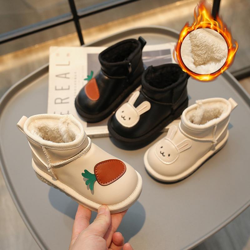 Koreanische Version niedliche Kinder Schneestiefel Winter neue warme Kinderstiefel Kurzstiefel