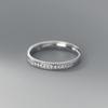Modian 925 Sterling Silber Cassic Frosted Trendy Lovers Paar Ring für Frauen Statement Hochzeit Verlobung Edlen Schmuck Geschenke