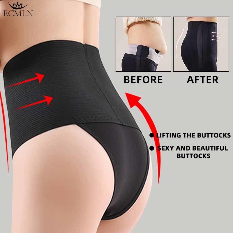 Tummy Control Thong Shapewear pentru femei cu talie înaltă Lenjerie de corp fără sudură Body Shaper Chiloți Brâu