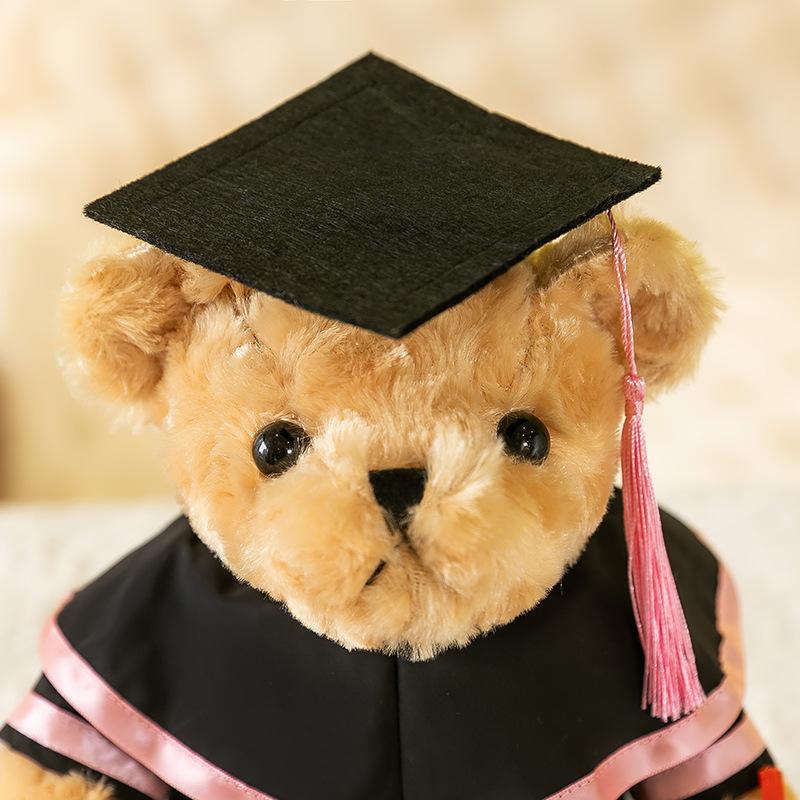 Graduation Teddy Bear Doctor Bear Plush Toy Ragdoll Doll Bachelor's Clothing Souvenir Gift