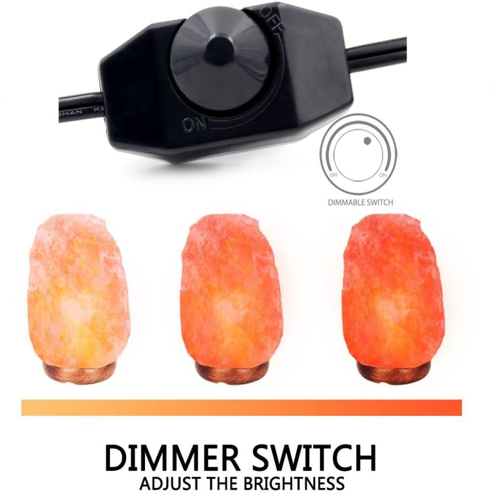 Salzlampe Kabel mit Dimmschalter E12 Lampenfassung Neues Dimmschalterkabel für Salzsteinkohlelampe