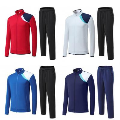 Unisex Sportswear Set School Athletics Team Long Sleeve Hoodless Track Jacket Pants Fall Wear