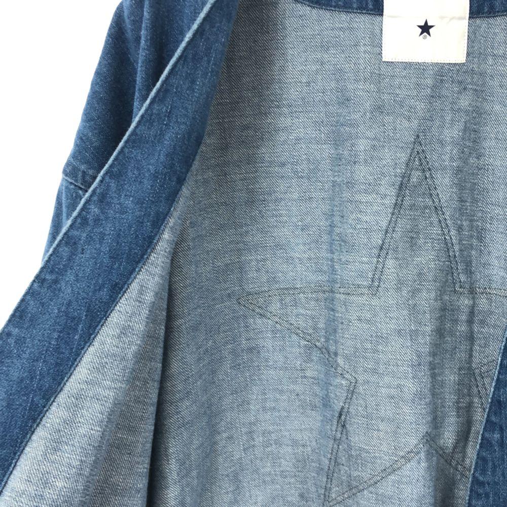 Converse TOKYO Long Sleeve Denim Gown Coat Women Used