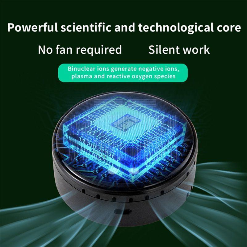 BT-Car Air Purifier Removes Odors, Formaldehyde, And Dust, With USB Plug In For Convenient Use And No Consumables Required