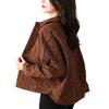 Women's Petite Casual Short Jacket - 2024 Spring/Autumn Fashion for Middle-Aged