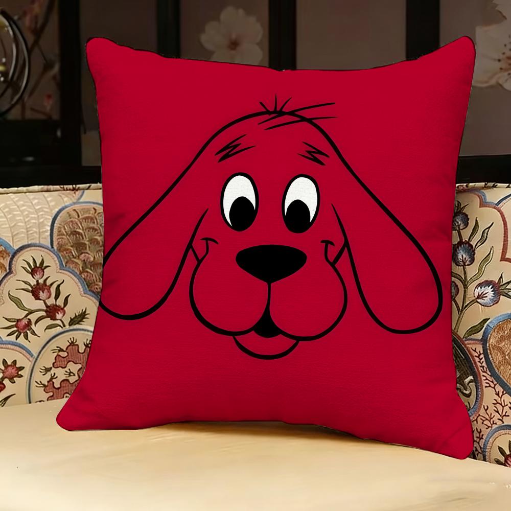 CClifford Der große rote Hund Kissenbezug Kissenbezug Zweiseitig Bedruckt Sofakissen Schlafzimmer Kopfteil Kissen
