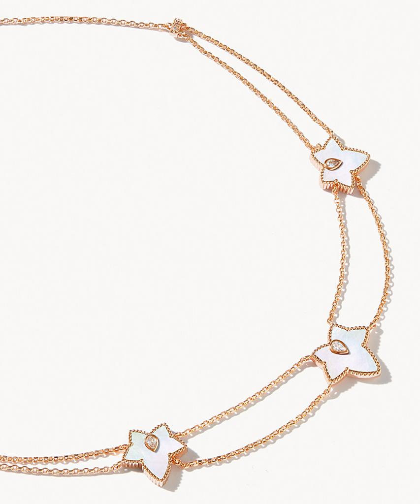 Lola Rose Ivy Mother-Of-Pearl Multi-Pendant Cubic Bracelet Women'S Layered Bracelet