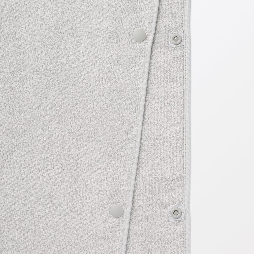 MUJI Bath Towel Poncho 70 X Gray 23113281 190cm,