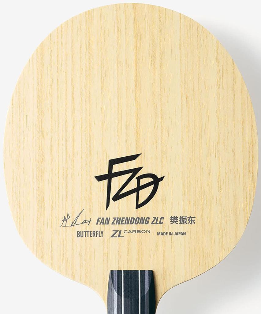 Butterfly Table Tennis Racket Fan Zhendong Offensive Shakehand 37261 Blade 157 x 150 mm ZLC-FL Size (Regular)