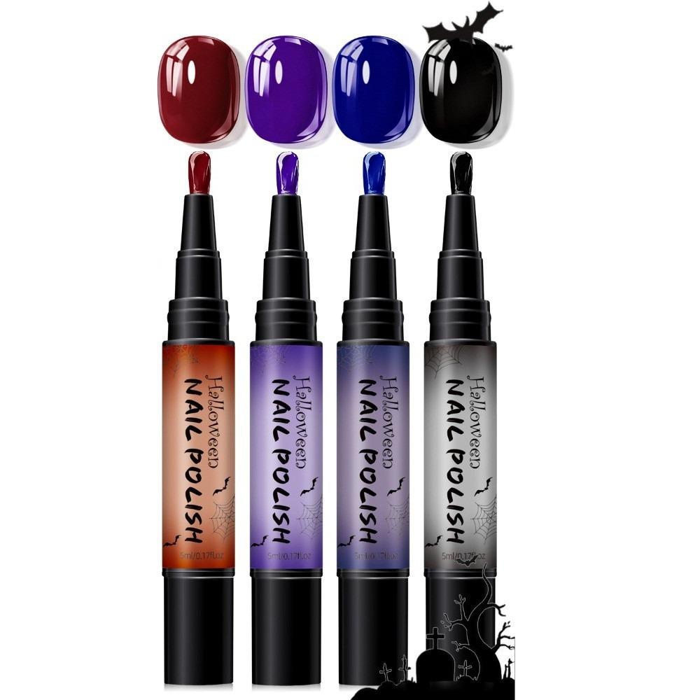 Quick Drying Nail Polish Pens High Saturated Nail Art Varnish Baking Nail Polish  Nail Art
