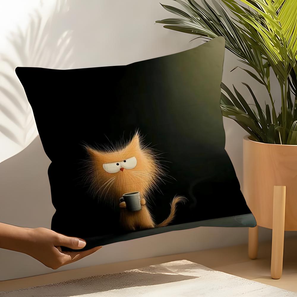 4-Pack Contemporary Style Pillow Case Linen Cushion Covers For Decorative Sofa Home Pillows Case Car Chair Pillows Cases