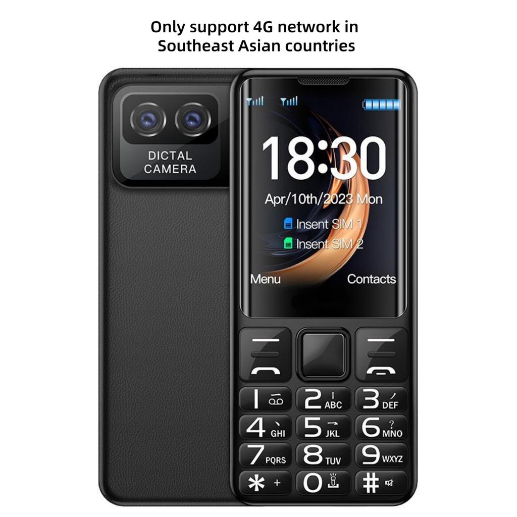 i79(H6) 4G Mini Mobile Phone LTE Button Phone 2.4inches TFT 1500mAh Alarm Music Player Flashlight Dual SIM Feature CellPhone