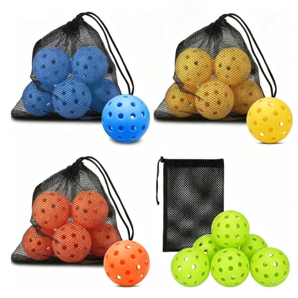 High Visibility 74mm Pickleball Good Performance 40 Holes Pickleball Outdoor Courts