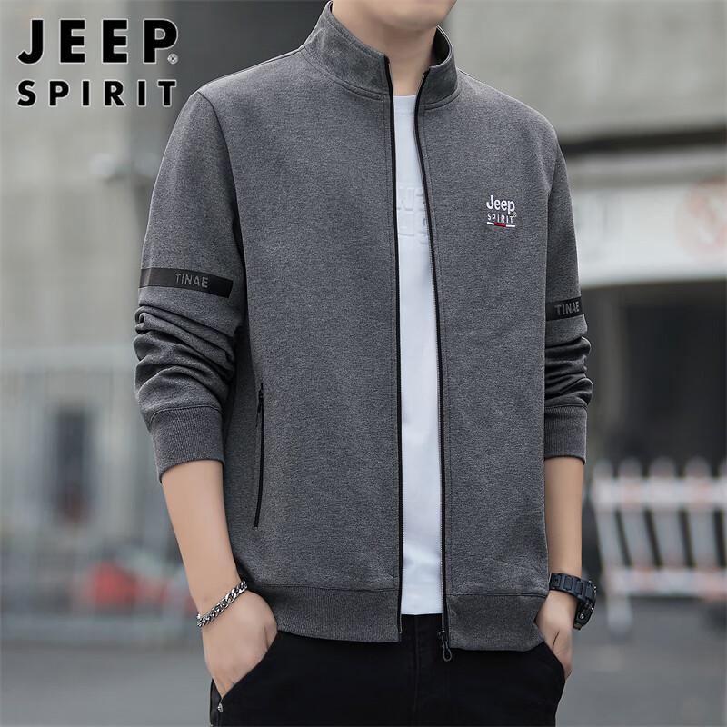 JEEP SPIRIT Men's Casual Autumn/Winter Jacket Hoodie
